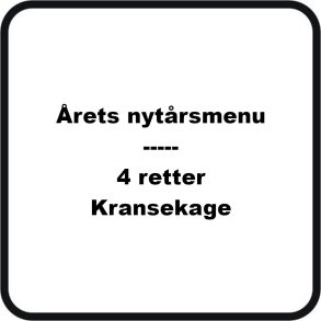 �rets nyt�rsmenu (4 retter) 2025/2026