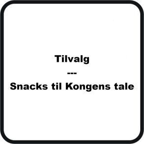 Snacks til Kongens tale